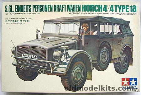 Tamiya 1/35 Horch 4x4 Type 1A S.GL. Einheits Personen Kraft Wagen, 35052 plastic model kit